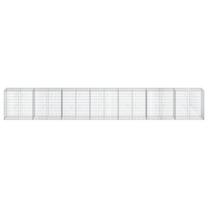 Габионна кошница с покритие, 700x50x100 см, поцинковано желязо