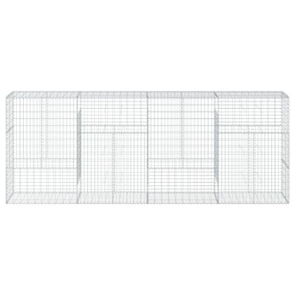 Габионна кошница с покритие, 400x50x150 см, поцинковано желязо