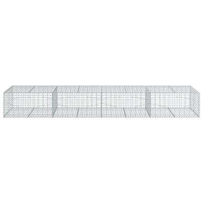 Габионна кошница с покритие, 400x100x50 см, поцинковано желязо