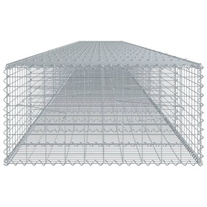 Габионна кошница с покритие, 1100x100x50 см, поцинковано желязо