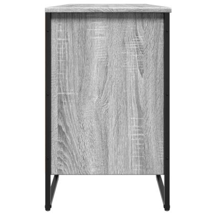 Шкаф за обувки, сив сонома, 90x38x61,5 см, инженерно дърво