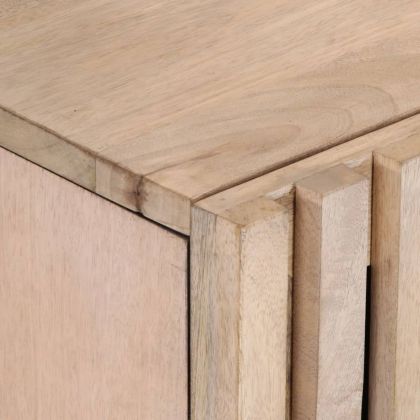 ТВ шкаф, 100x34x46 см, мангово дърво масив