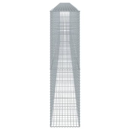 Габионна кошница с покритие, 1100x50x200 см, поцинковано желязо