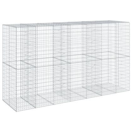 Габионна кошница с покритие, 350x100x200 см, поцинковано желязо