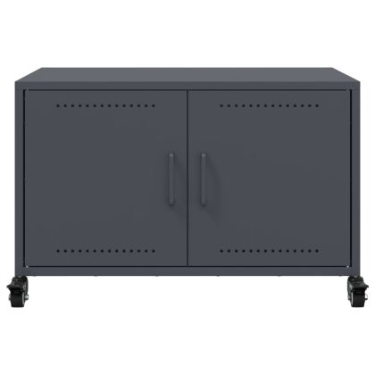 ТВ шкаф, антрацит, 68x39x43,5 см, стомана