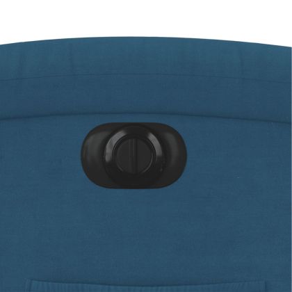 Електрически наклоняем стол, син, кадифе