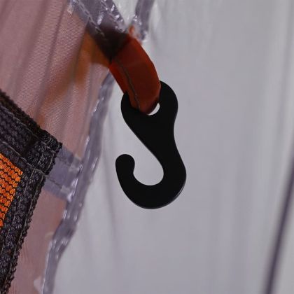 Къмпинг палатка типи, 5-местна, сива, водоустойчива