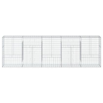 Габионна кошница с покритие, 500x50x150 см, поцинковано желязо