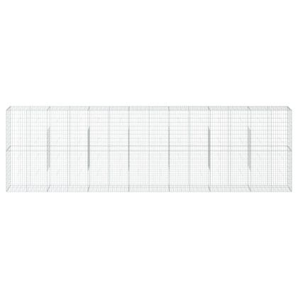 Габионна кошница с покритие, 700x50x200 см, поцинковано желязо