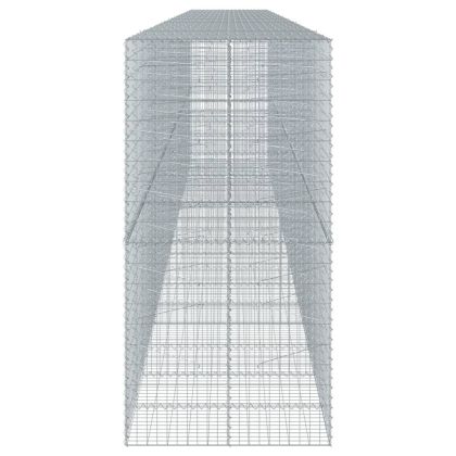 Габионна кошница с покритие, 900x100x200 см, поцинковано желязо