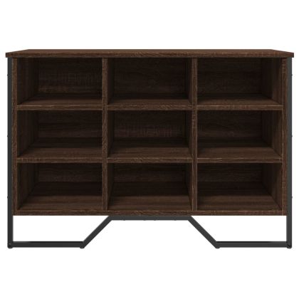 Шкаф за обувки, кафяв дъб, 90x38x61,5 см, инженерно дърво