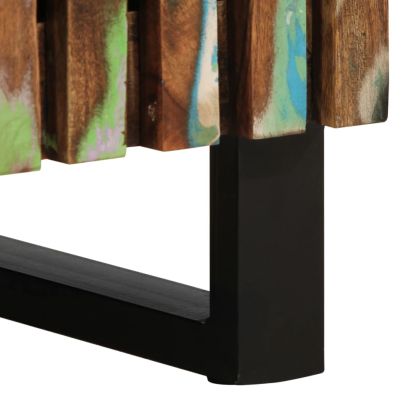 Шкаф за баня 38x34x58 см масивно акациево дърво