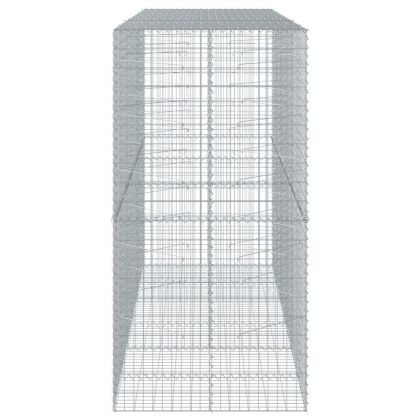 Габионна кошница с покритие, 300x100x200 см, поцинковано желязо