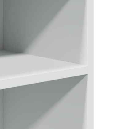 Помощна маса с колелца бяла 55x60x78 см инженерно дърво