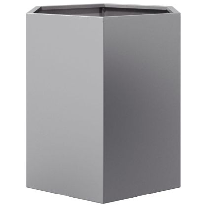 Градински кашпи 2 бр шестоъгълна 46x40x45см поцинкована стомана