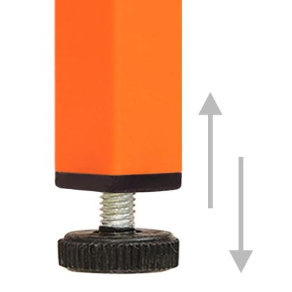 ТВ шкаф, оранжев, 105x35x50 см, стомана