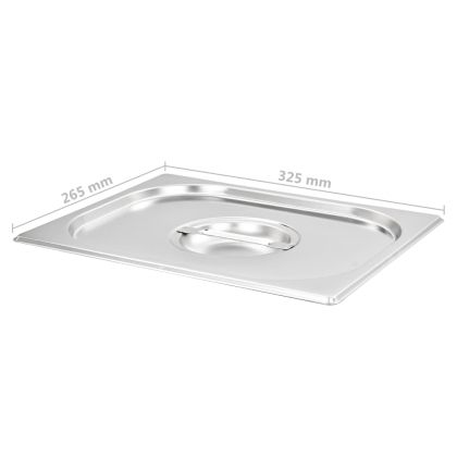 Капаци за GN 1/2 съд 2 бр неръждаема стомана