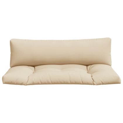 Палетни възглавници, 2 бр, бежови, текстил