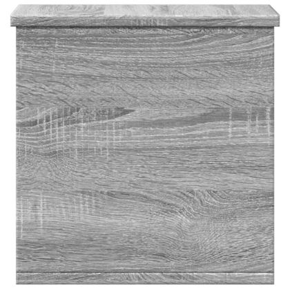 Кутия за съхранение, сив сонома, 30x35x35 см, инженерно дърво