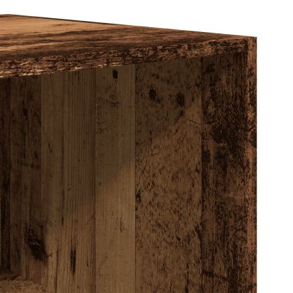 Гардероб, старо дърво, 80x50x200 см, инженерно дърво