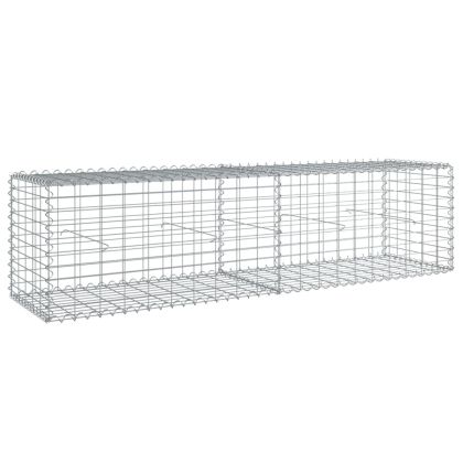 Габионна кошница с покритие, 200x50x50 см, поцинковано желязо