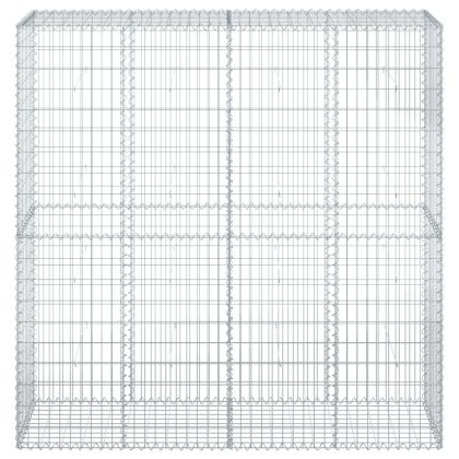 Габионна кошница с покритие, 200x50x200 см, поцинковано желязо