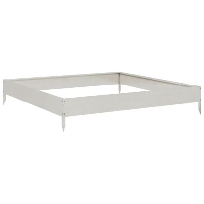 Градинска повдигната леха 100x100x18,5 см неръждаема стомана