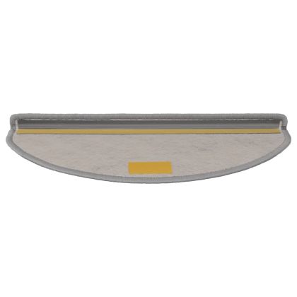 Самозалепващи стелки за стълби сизал 15 бр 65x21x4 см сребрист