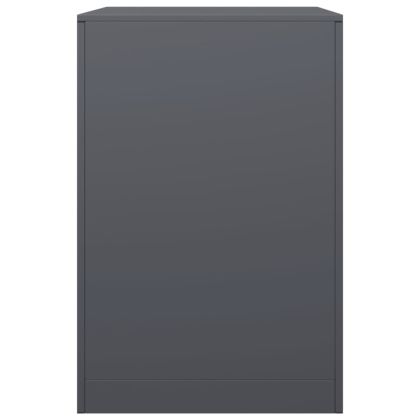 Стойка за дърва за огрев, антрацит, 60x40x60 см, стомана