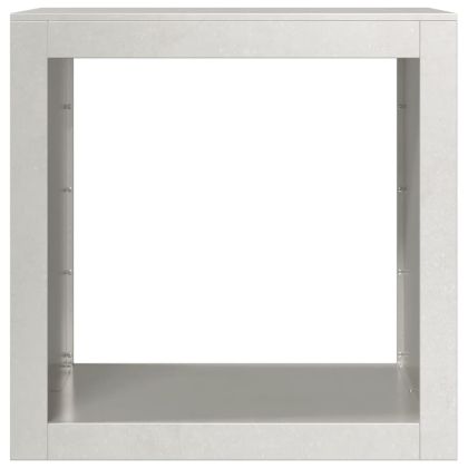 Стойка за дърва за огрев, 60x40x60 см, неръждаема стомана