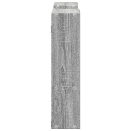 Стенен рафт, сив сонома, 99x15x60 см, инженерно дърво