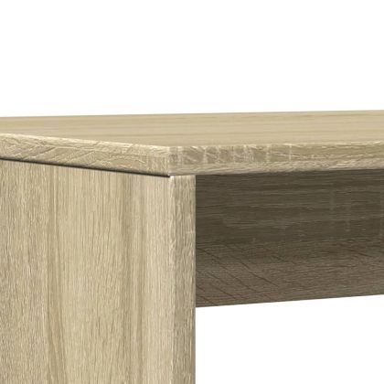 Комплект трапезна маса и пейки, 3 части, инженерно дърво