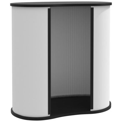Щанд за търговски изложения, сгъваем, 90x48x93 см