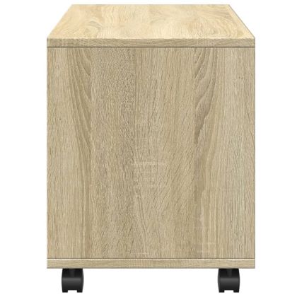 Подвижен шкаф, дъб сонома, 72x33x42,5 см, инженерно дърво