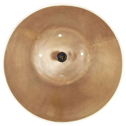 Индустриална пенделна лампа 25 W месинг кръгла 42 см E27