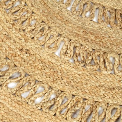 Ръчно плетен килим от юта, 180 см