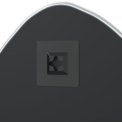 Стенно огледало, сребро, 50x40 см