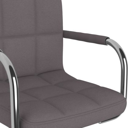 Трапезен стол, таупе, текстил