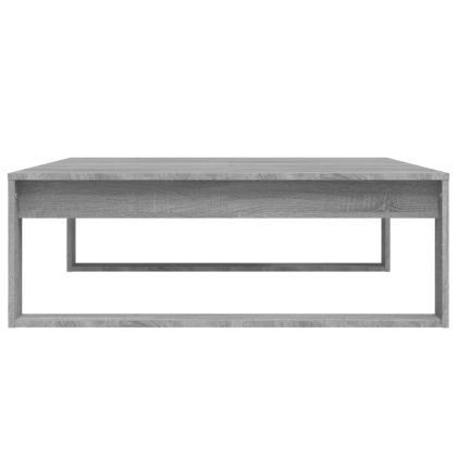 Кафе маса, сив сонома, 100x100x35 см, инженерно дърво
