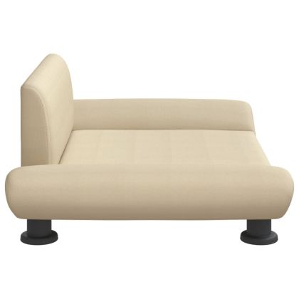 Кучешко легло кремаво 70x45x28 см текстил