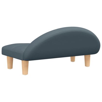 Кучешко легло тъмносиво 70x52x30 см текстил