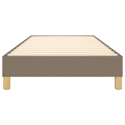 Рамка за легло с пружини, таупе, 90x190 см, плат
