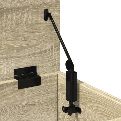 Кутия за съхранение дъб сонома 30x35x35 см инженерно дърво