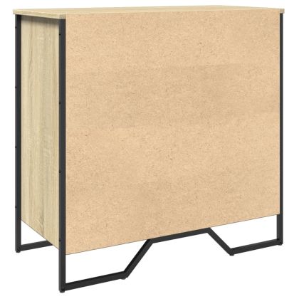 Шкаф за обувки, дъб сонома, 80x38x78 см, инженерно дърво