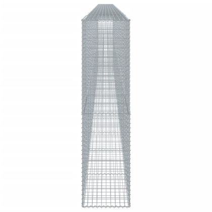 Габионна кошница с покритие, 1200x50x200 см, поцинковано желязо