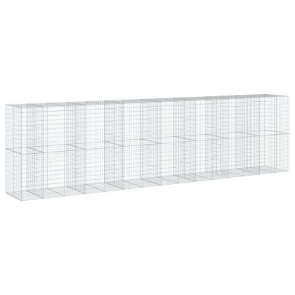 Габионна кошница с покритие, 750x100x200 см, поцинковано желязо