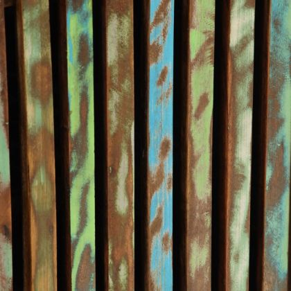 Стенен шкаф за баня 38x34x48 см акация масив