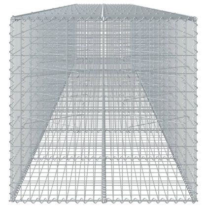 Габионна кошница с покритие, 900x100x100 см, поцинковано желязо