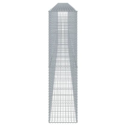 Габионна кошница с покритие, 1000x50x200 см, поцинковано желязо