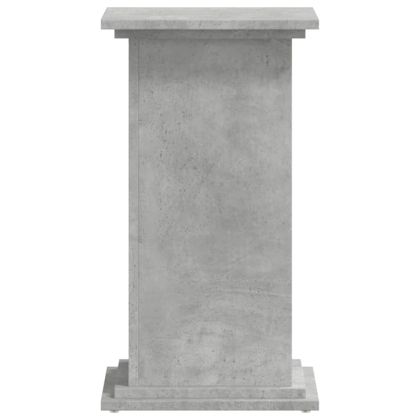 Поставка за растения бетонно сив 33x33x60 см инженерно дърво